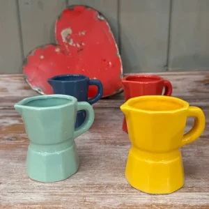 Juego Tazas café con forma de cafetera Moka R de Caparrosa