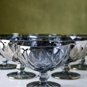 COPA DE POSTRE DIAMANTE MIRROR 300 ML x 6