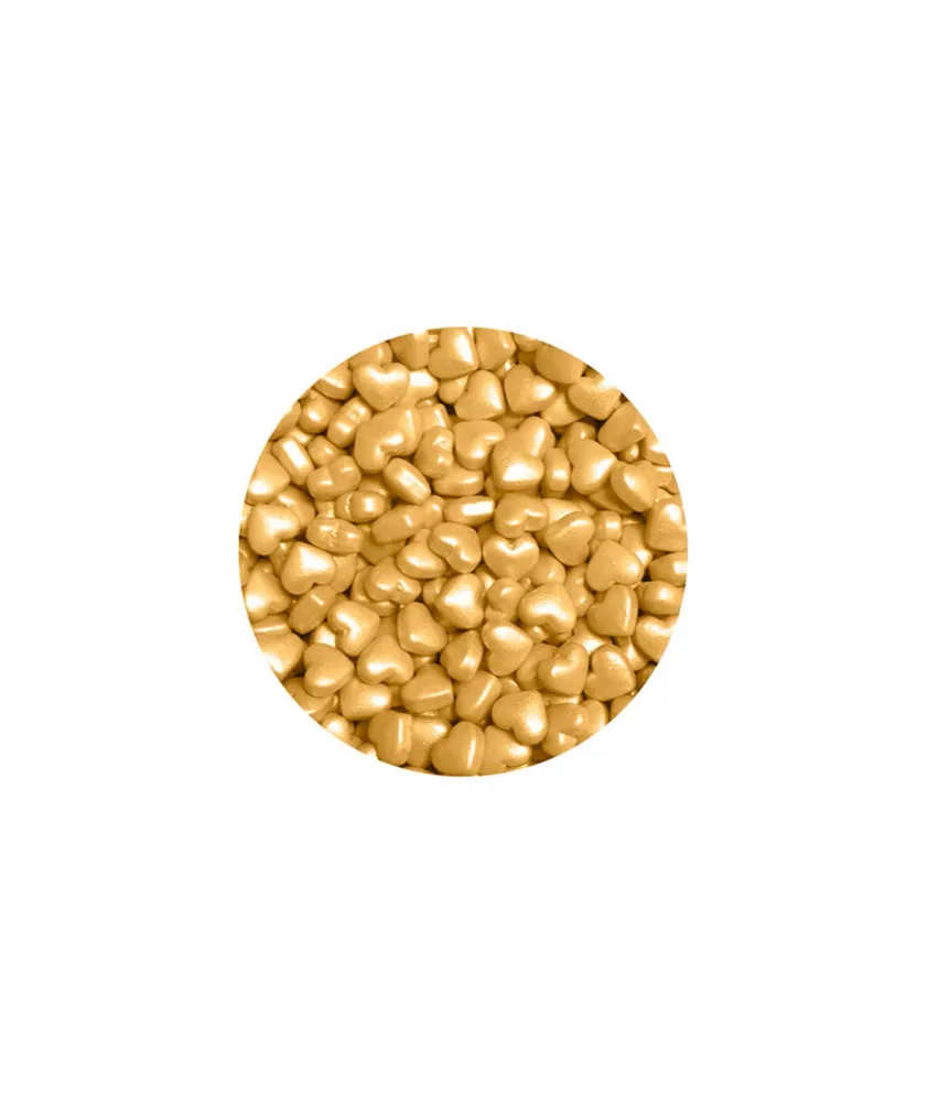 GRAGEA CORAZON ORO APERLADO BAKE DARLING