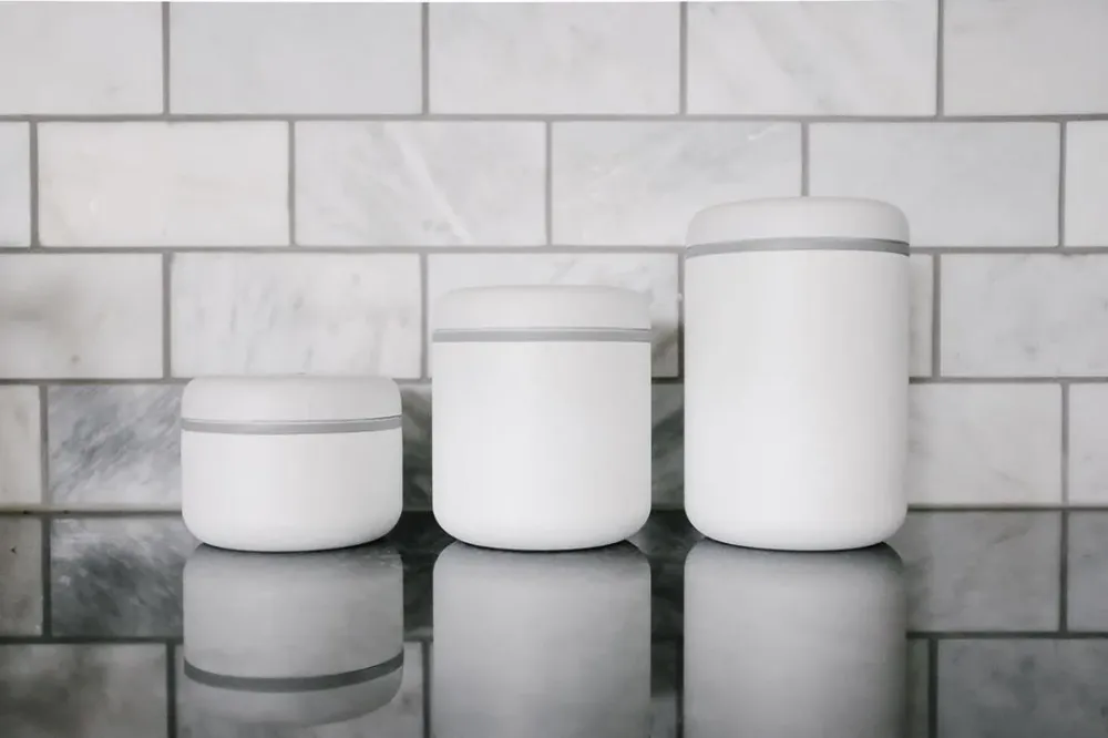 Atmos Vacuum Canister Matte White Fellowproducts