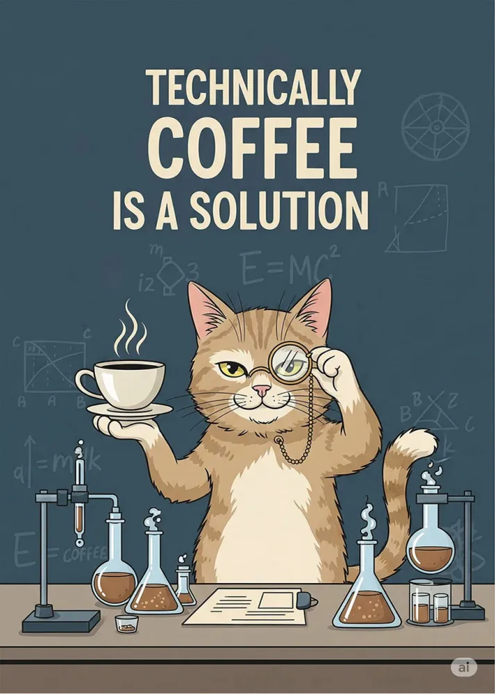 El café es una solución Fine Artic