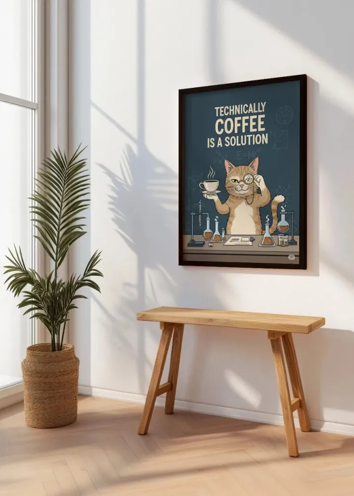 El café es una solución Fine Artic
