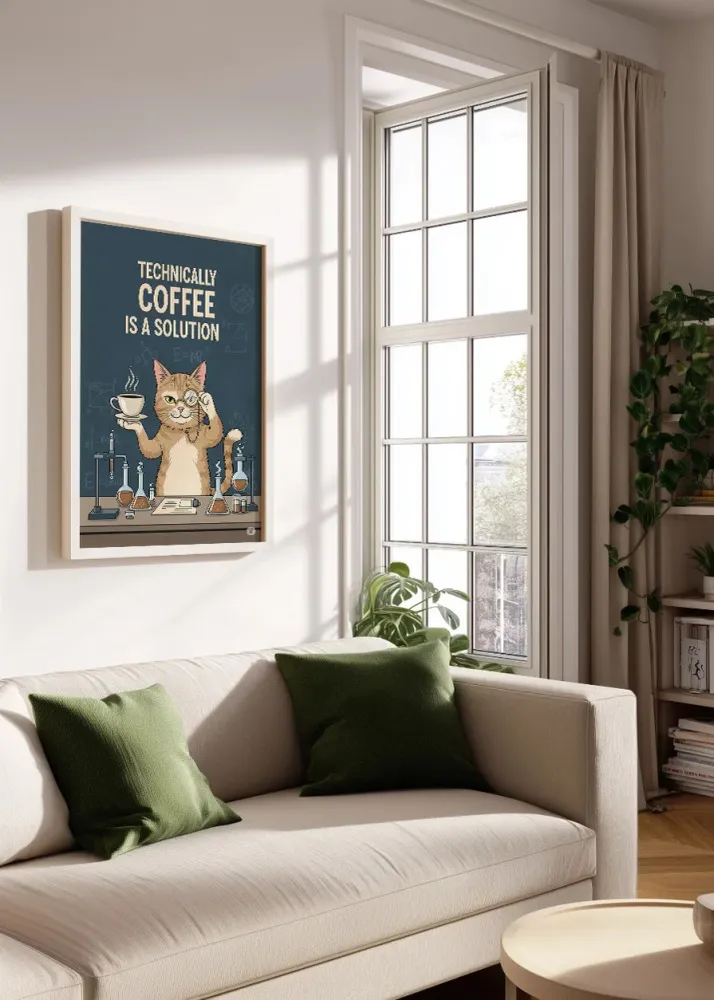 El café es una solución Fine Artic