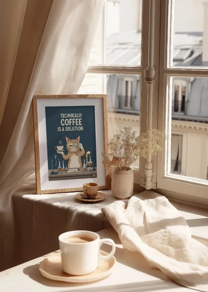 El café es una solución Fine Artic