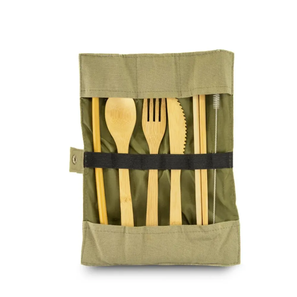 Fair Set de cubiertos de bambú Beige Fair Zero Waste