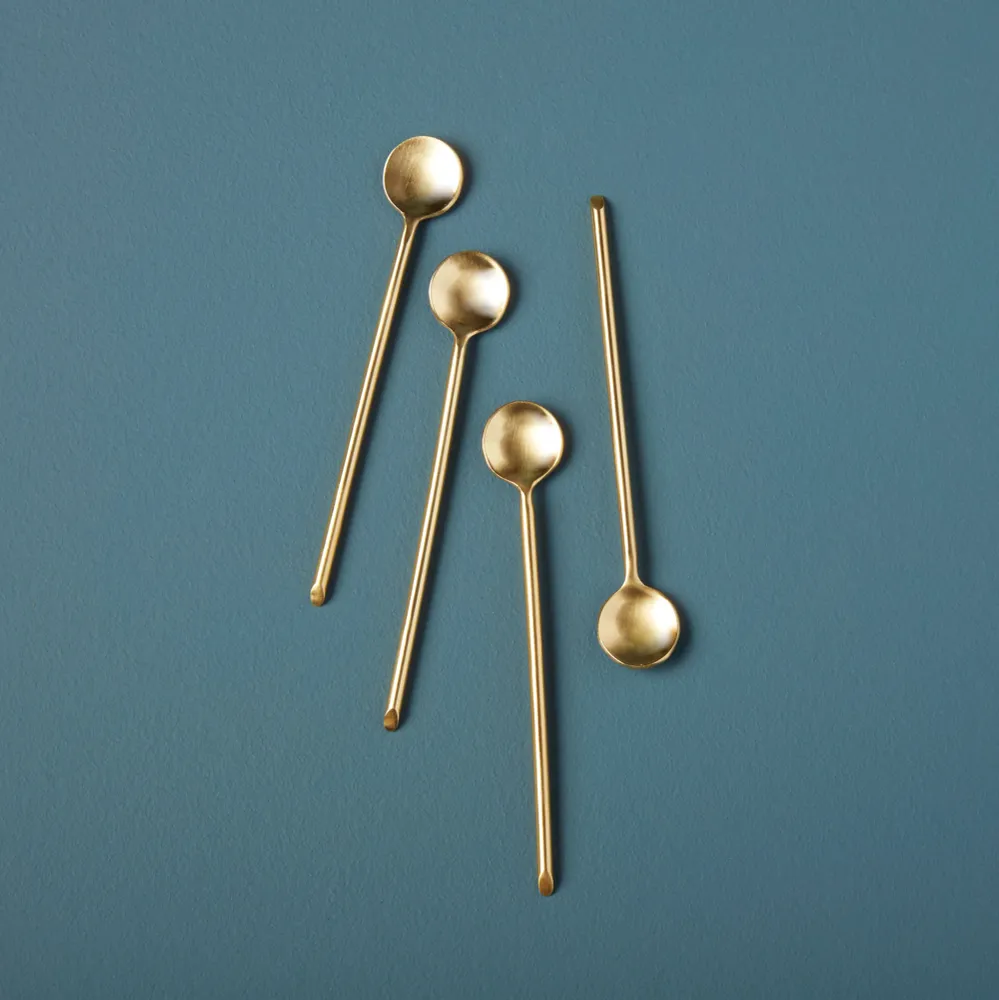 Cucharillas doradas set 4 Be home