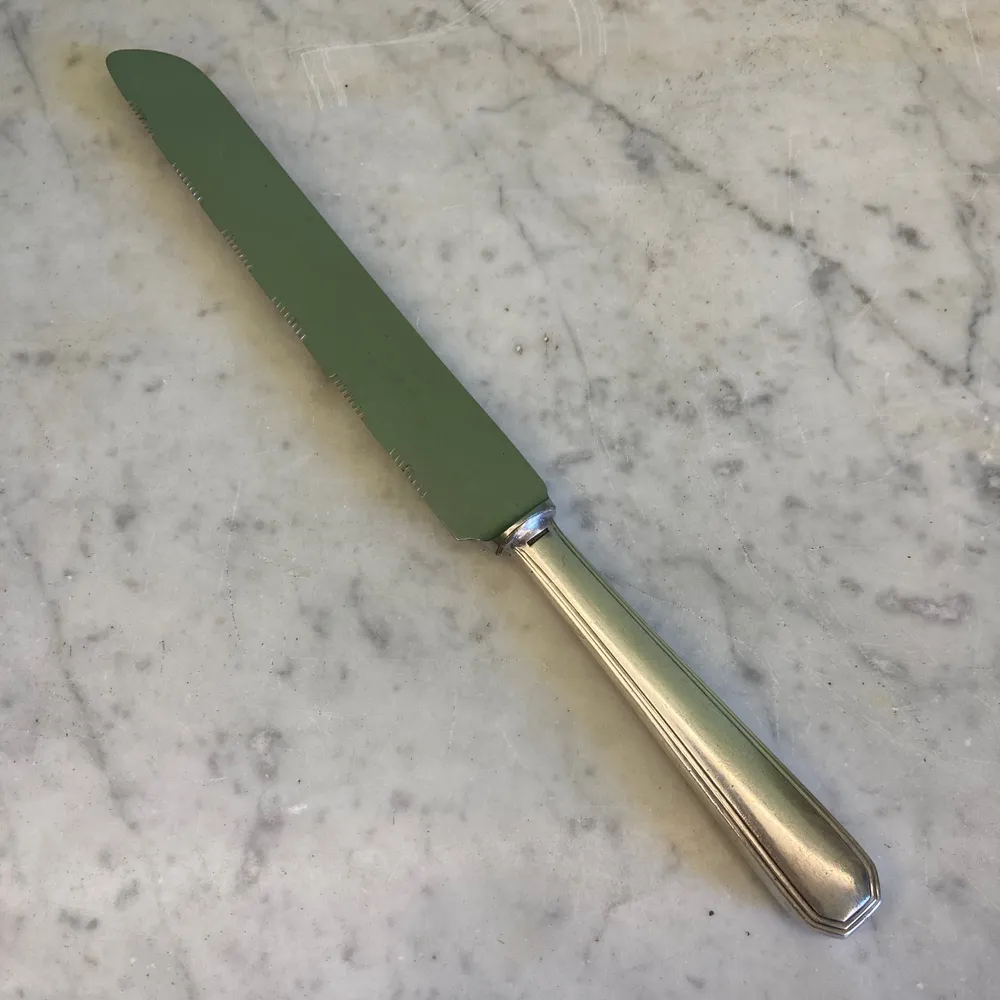 Maison Christofle antiguo cuchillo para pan America