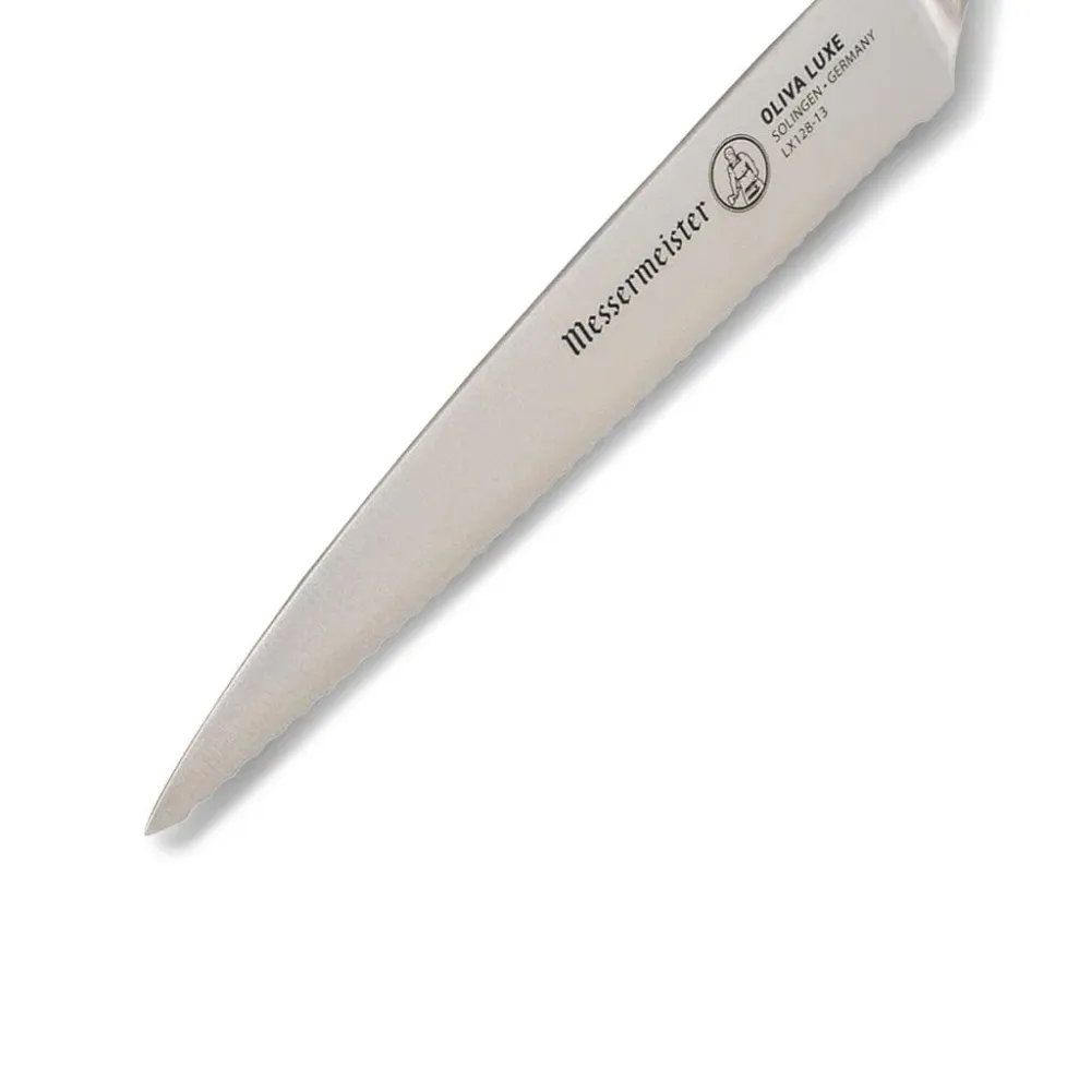 Messermeister - cuchillo tomate oliva lujo 13 cm