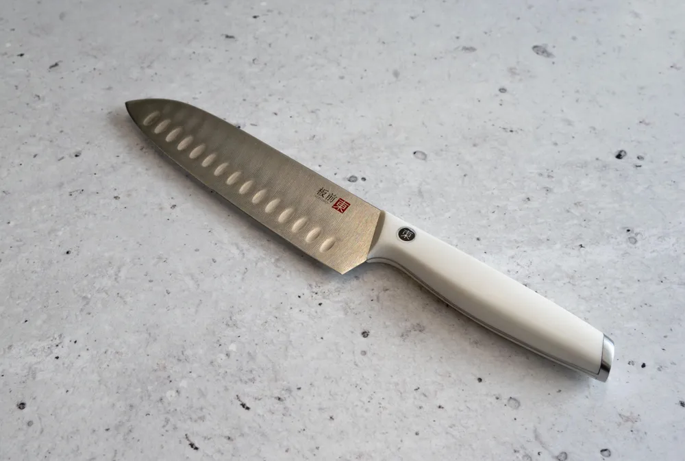 Cuchillo Santoku Blanco Tokai Wayu