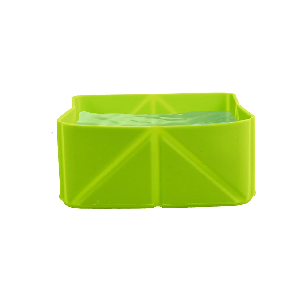 Cuenco plegable de silicona con asa ‎ ‎