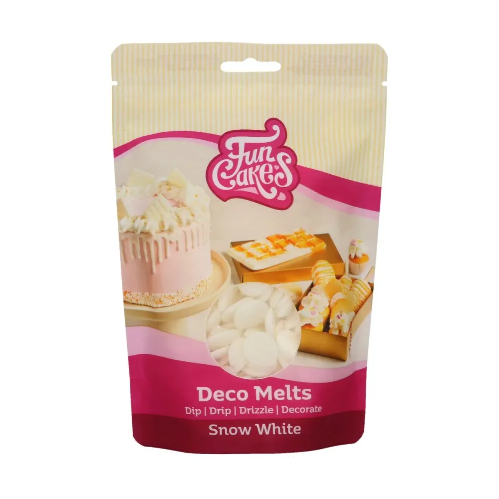FunCakes Deco Melts -Snow White- 250g CAKE SUPPLIES