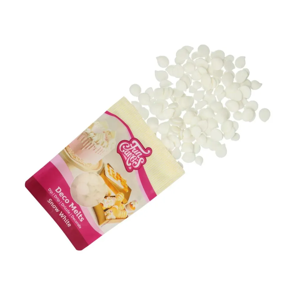 FunCakes Deco Melts -Snow White- 250g CAKE SUPPLIES