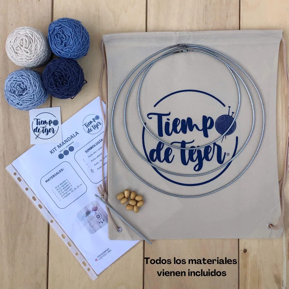 KIT MANDALA Opcion tiempo de tejer 2020