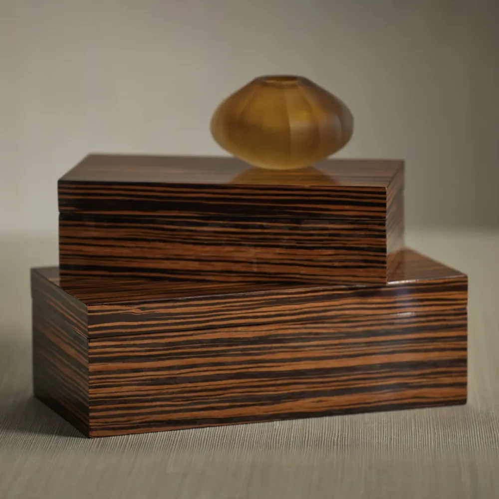 Bambara - Caja Grande de Chapa Ebano Zodax