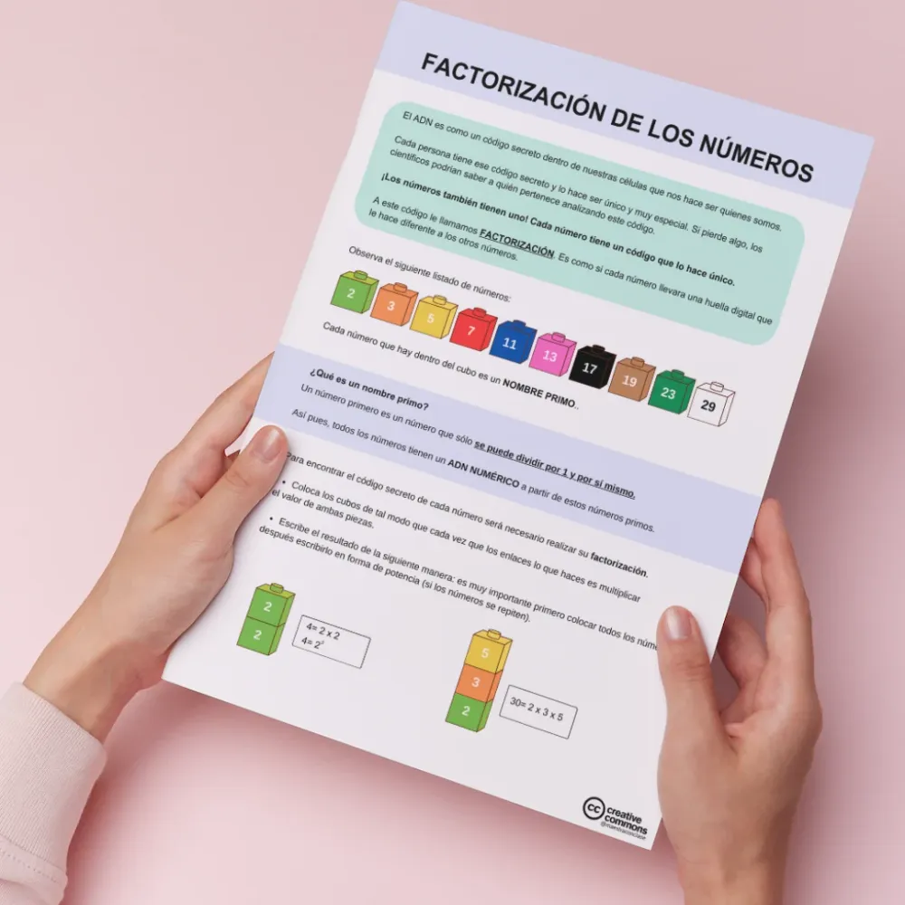Factorización de números - Factorització dels nombres MAESTRA CON CLASE