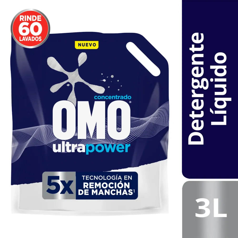 Detergente Liquido Omo 3 Litros Recarga Unilever