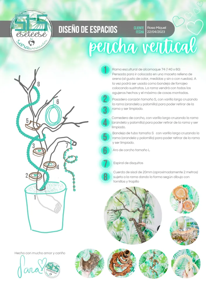 DISEÑO DE ESPACIOS | Percha vertical esetéese
