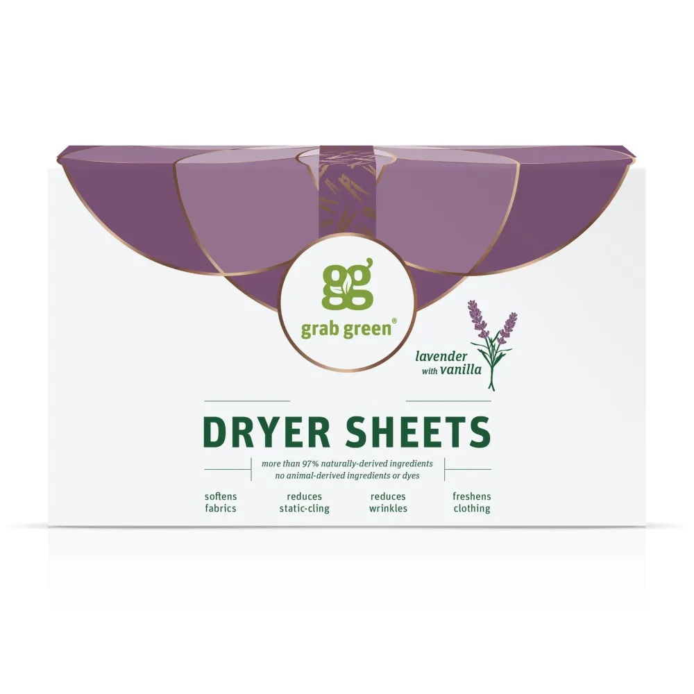 Classic Dryer Sheets - Lavender Vanilla grab green