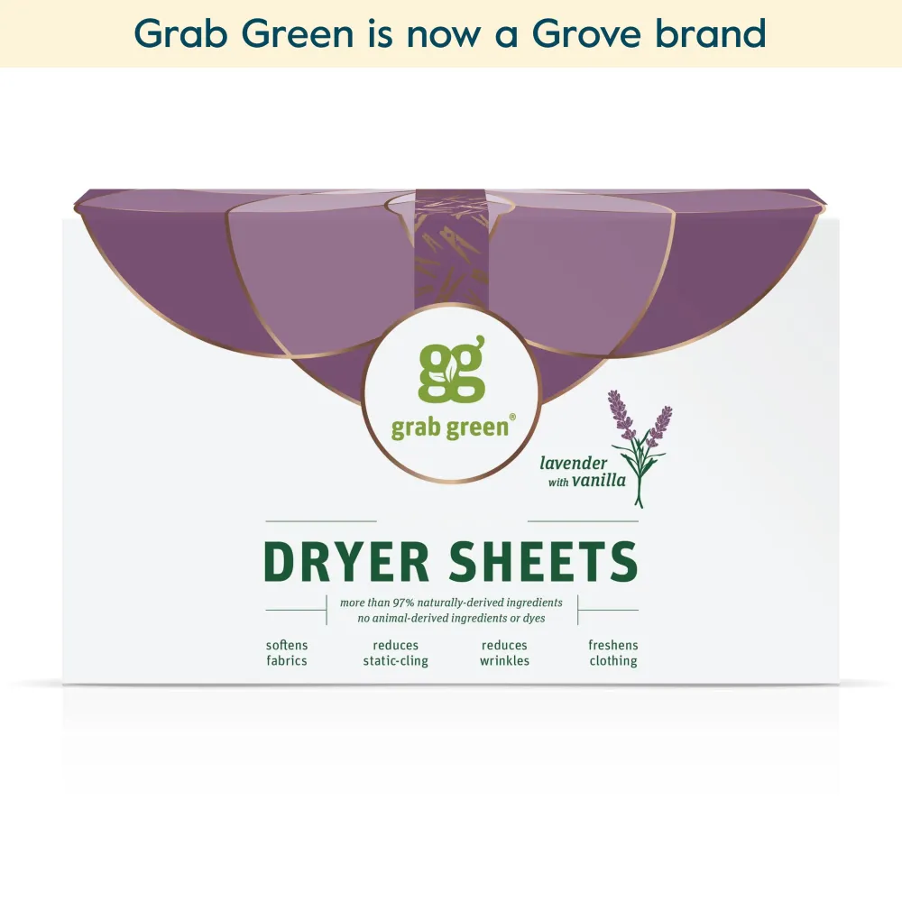 Classic Dryer Sheets - Lavender Vanilla grab green