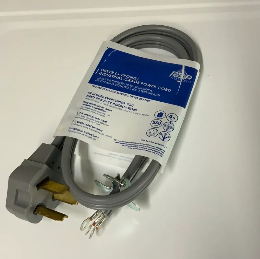 3-Prong Dryer Power Cord - FSP (PT220L) LEWAR