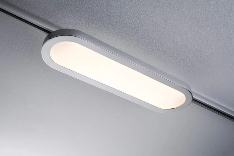 Foco de techo LED Paulmann de 7 W con bucle - Iluminación de cuadros con riel Cromo