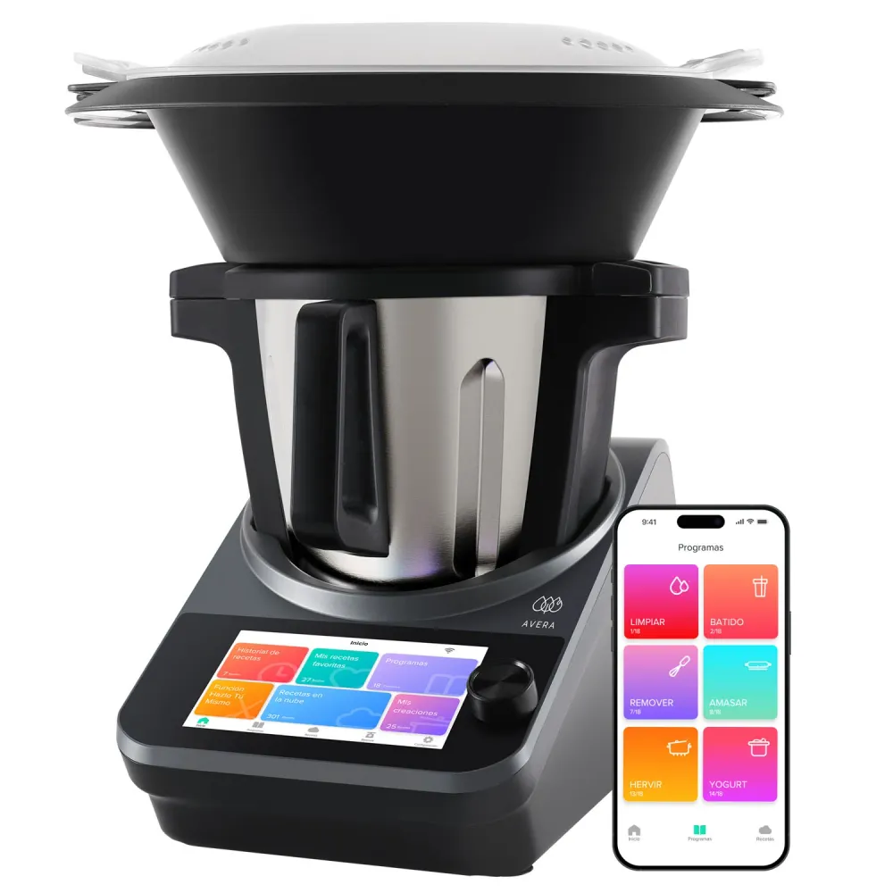 Robot de cocina Avera Chef con 1,850 recetas + control WiFi