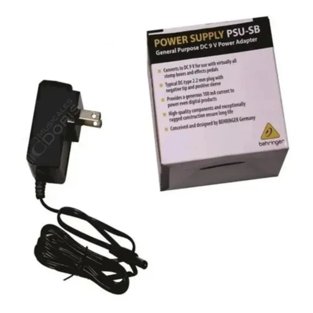 Adaptador Behringer De Corriente 9v Para Pedales, Psu-Sb