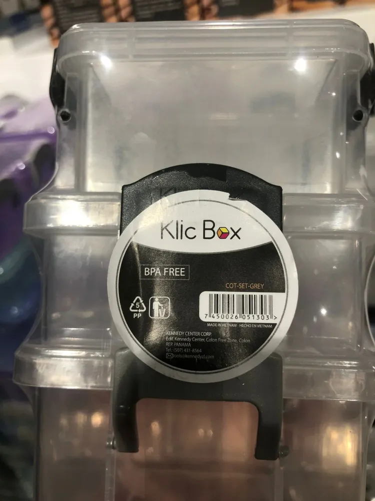 Klic Box Multifuncional Con Display (84 Sets) - Grey Kennedy Home