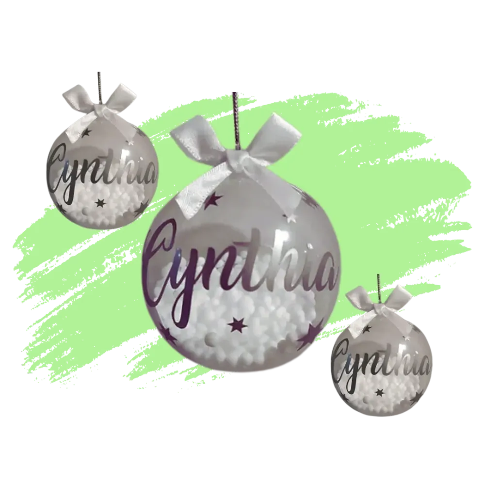 Esferas personalizadas para árbol