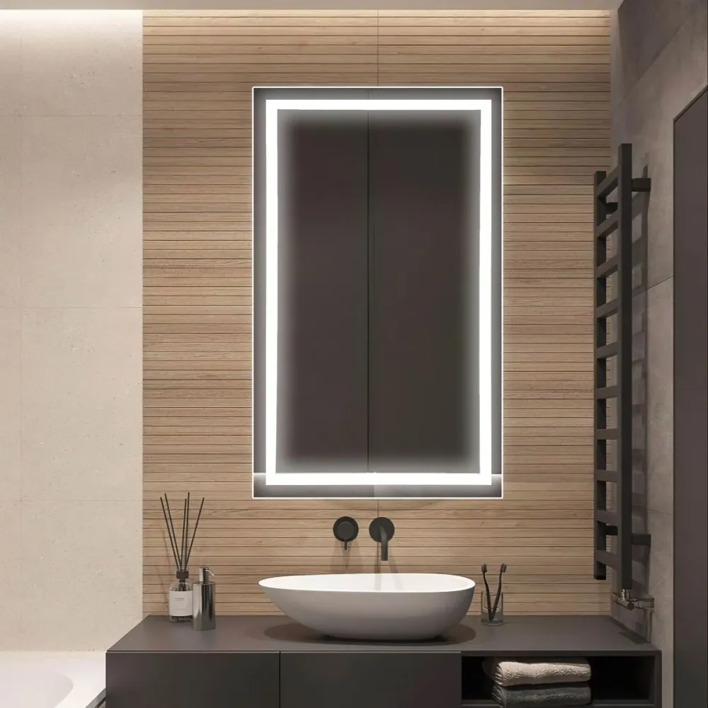 Espejo LED Rectangular con Doble Front Lit 800x1200mm