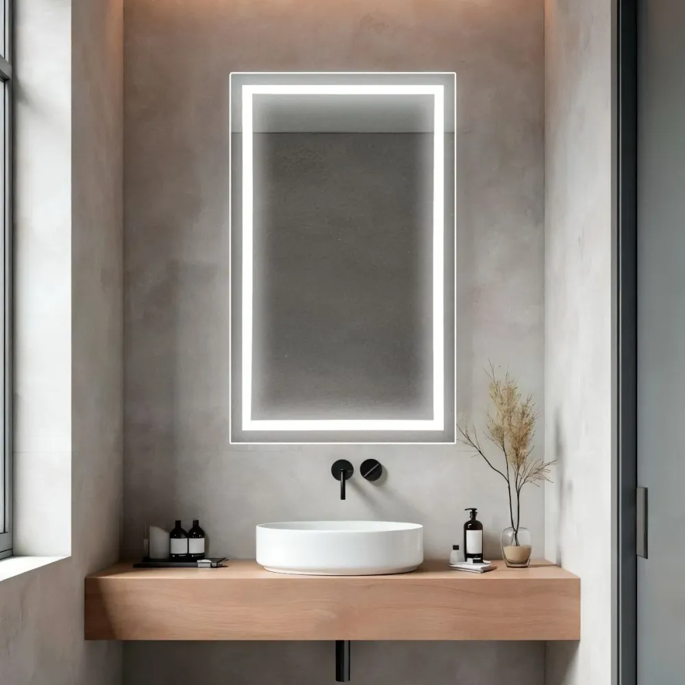 Espejo LED Rectangular con Doble Front Lit 600x900mm