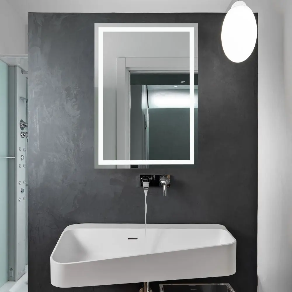 Espejo LED Rectangular con Doble Iluminación Frontal 500x700mm