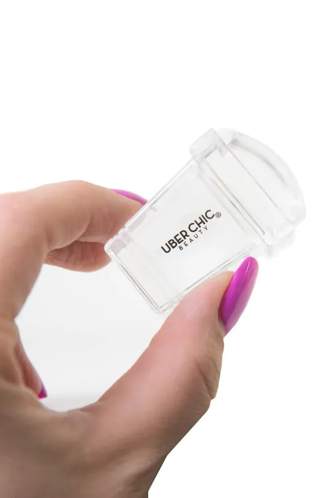 Rocker: Clear Tall Rectangular Stamper UBERCHIC