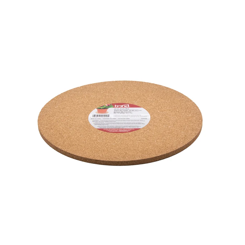 Platillo de corcho de 10" Bond CVS409 (paquete de 12)