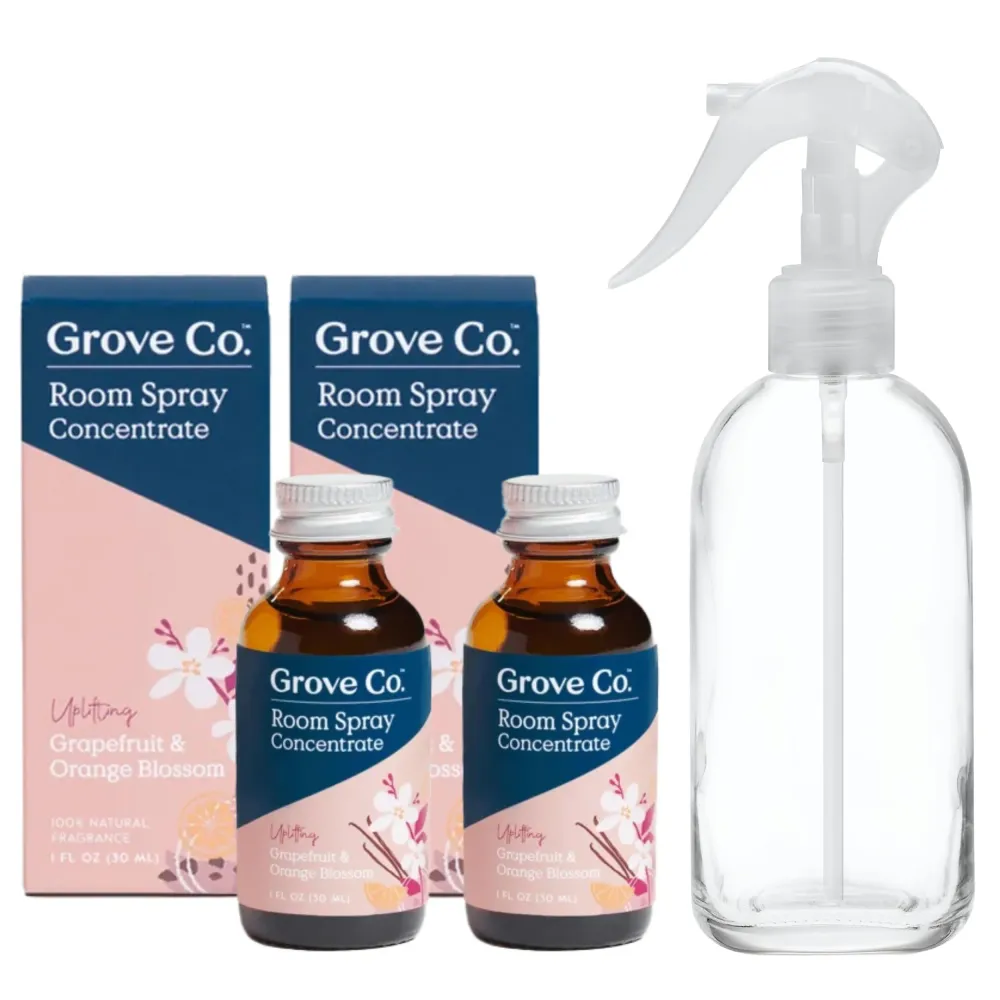 Room Spray Starter Pack Bundle - Uplifting Grapefruit & Orange Blossom Grove Co.