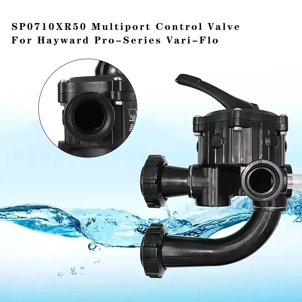 Válvula de control multipuerto SP0710XR50 apta para Hayward Pro-Series Vari-Flo