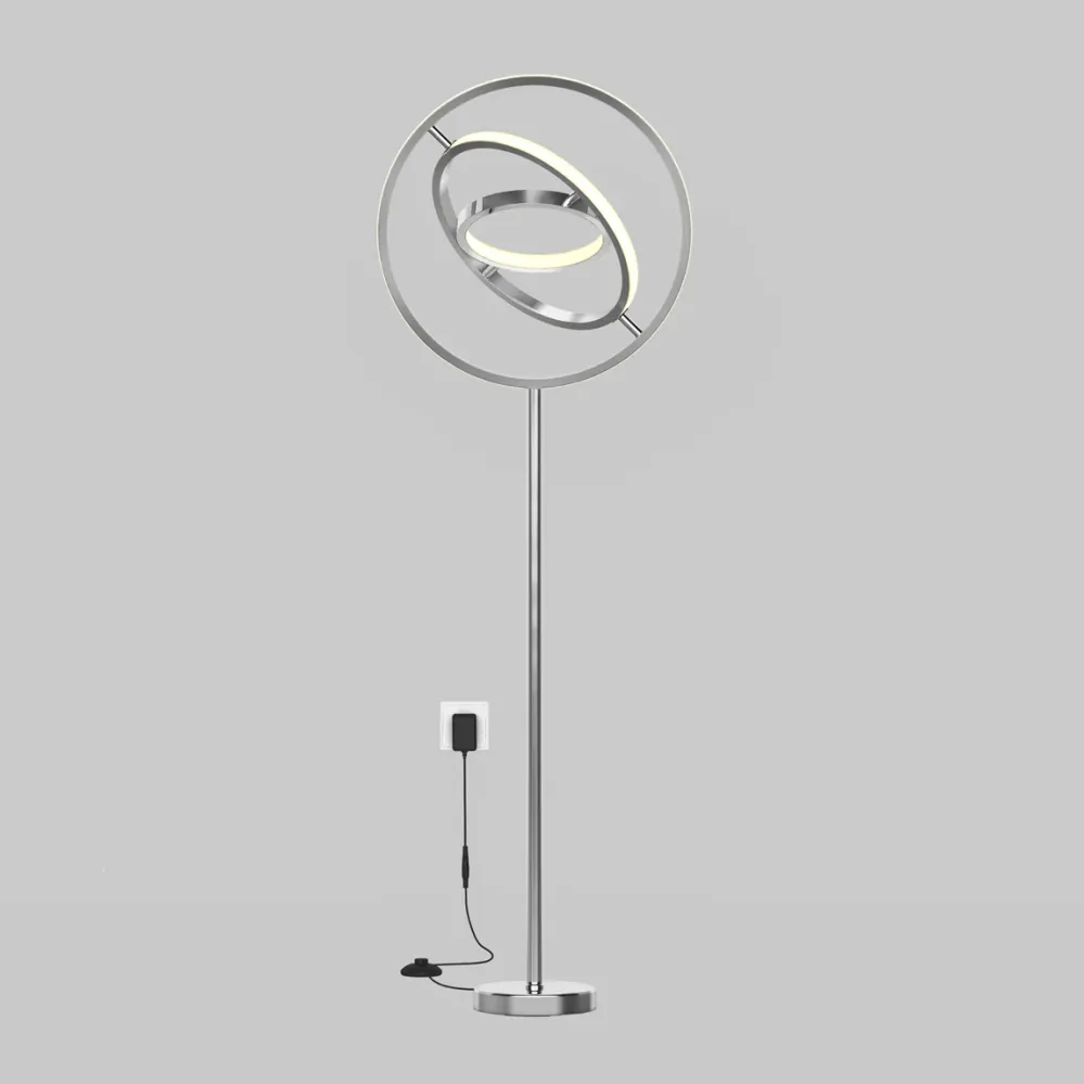 Pivot lámpara de pie LED estilo moderno 3 CCT
