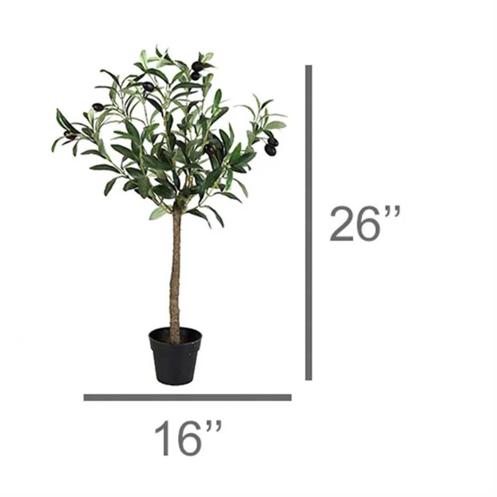 Potted Olive Tree( Faux) HomArt