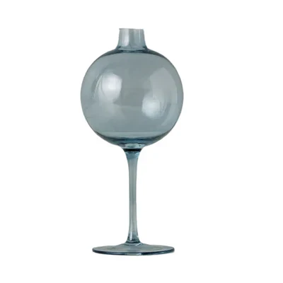 Wine - Florero Azul Marino Mediano de Cristal Pure Glass