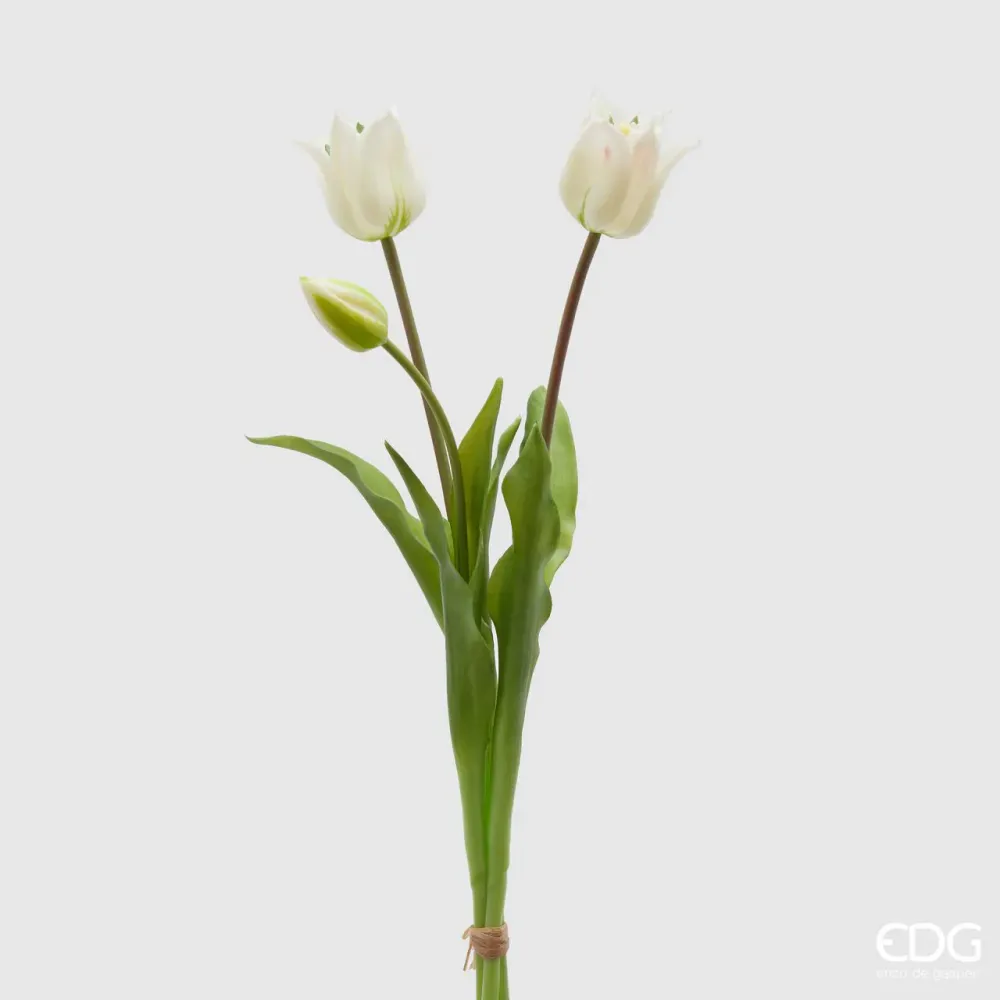 Tulipán Blanco Artificial Enzo de Gasperi