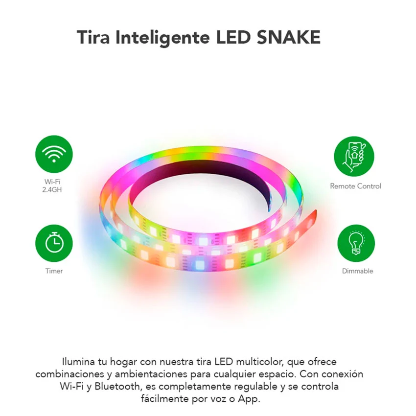 Rocket House Tira de Luces Inteligente 2m