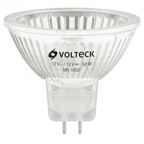 Lámpara de halógeno 50 W tipo MR 16 base GU5.3, Volteck 47253 MR-1650