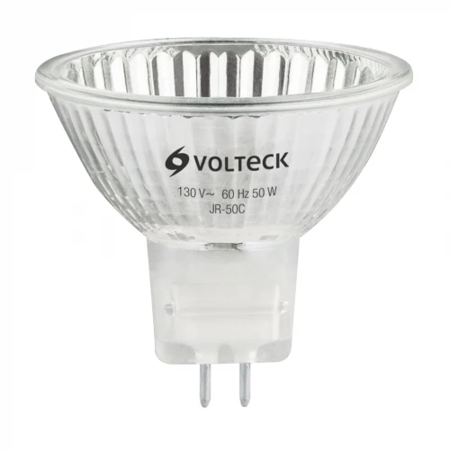 Lámpara de halógeno transp. 50 W tipo MR16 en caja, Volteck 47254 JR-50C