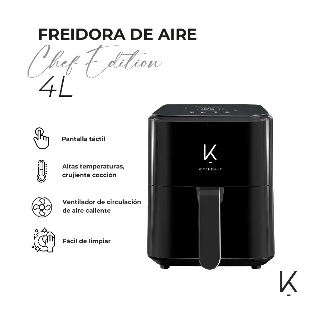 Freidora de Aire 4L Chef Edition Kitchen-it