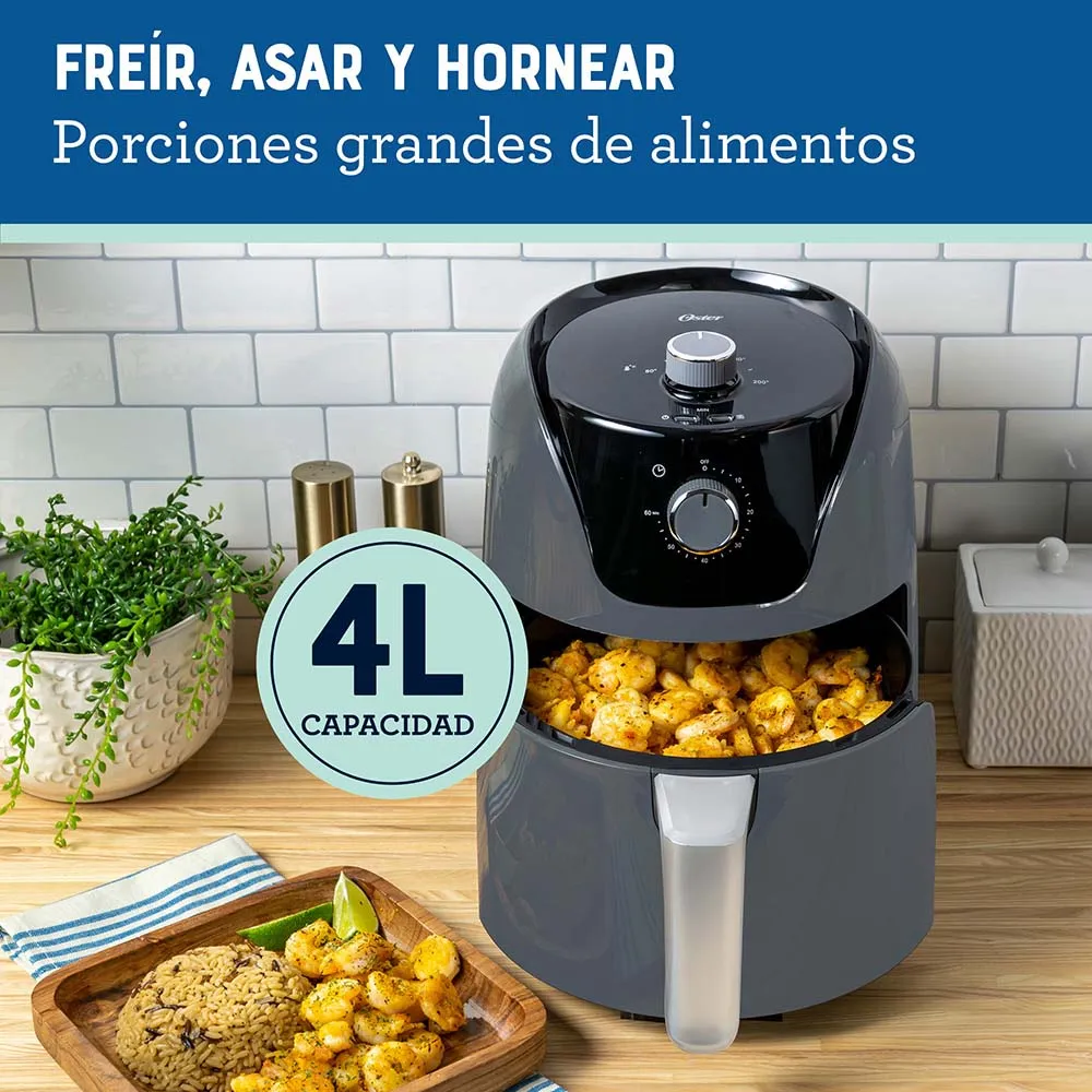Freidora 4 litros de Oster.