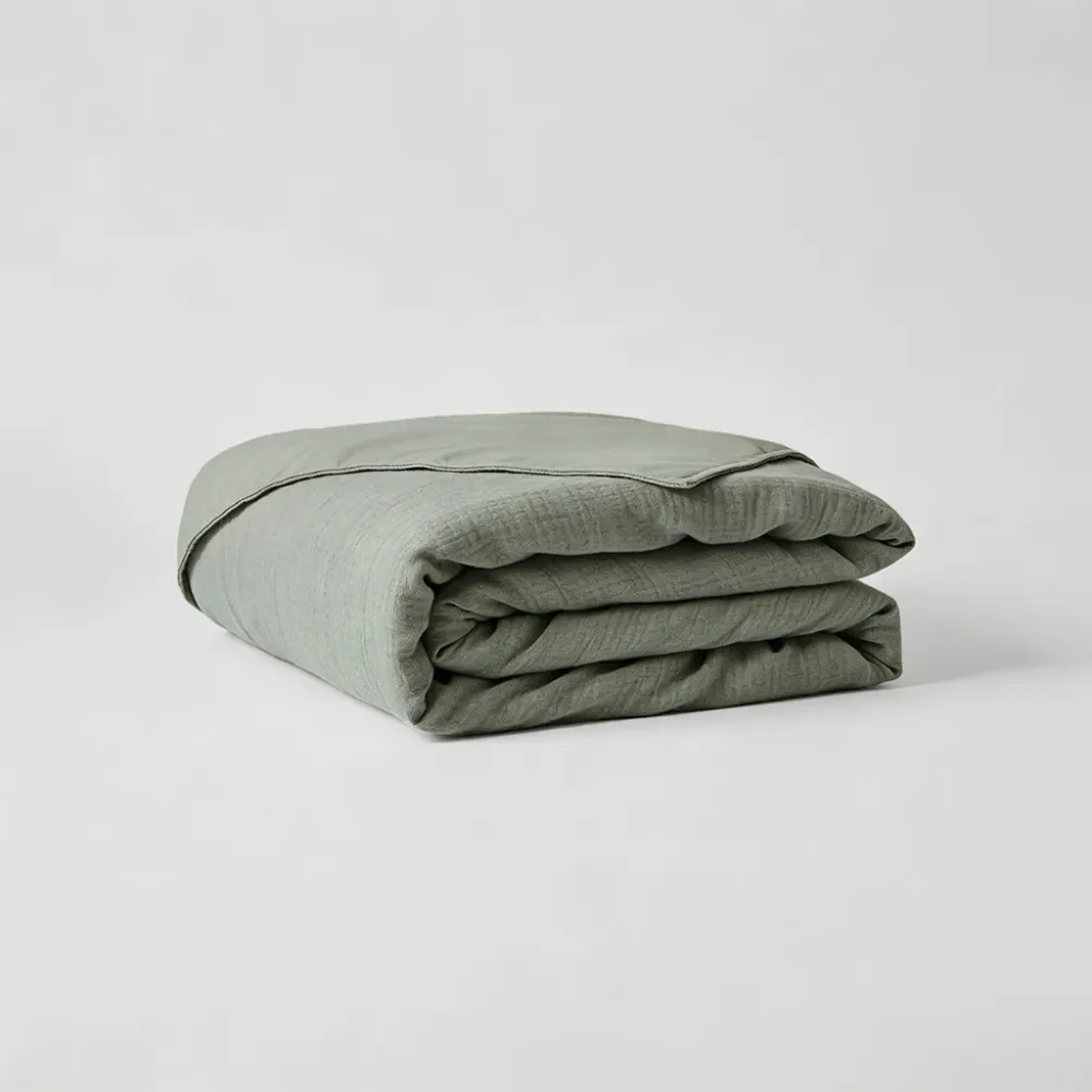 Funda Plumón 100% algodón 240X240Cm gris Chantilly