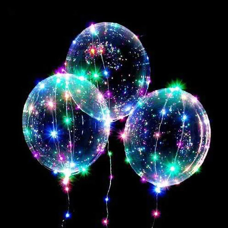 Globos Led Gigante 45 Cm + Micro Led Globo Vinilo Bomba Led