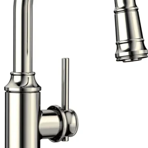 Grifo Empressa Bar Pull Down Stream Only 1.5 GPM - Níquel pulido Blanco