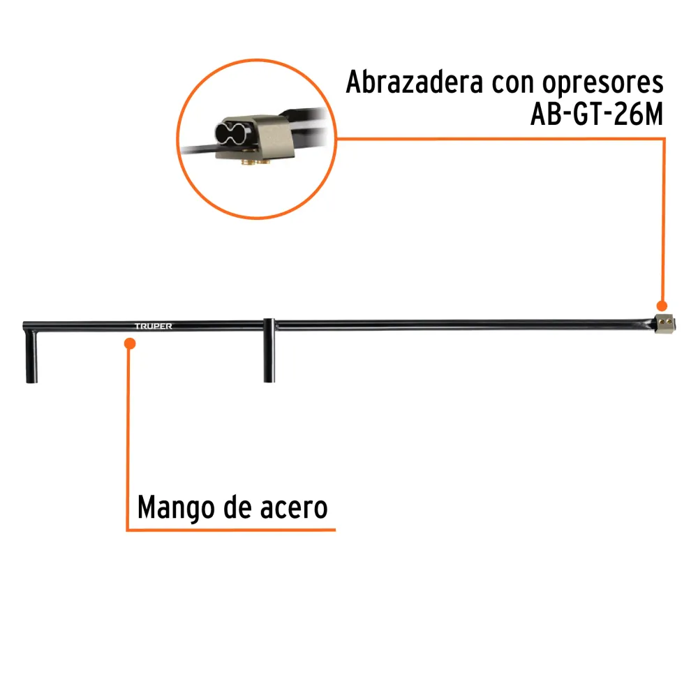 Guadañ tipo austriaca de 26' sin mango, Truper 14900 GT-26