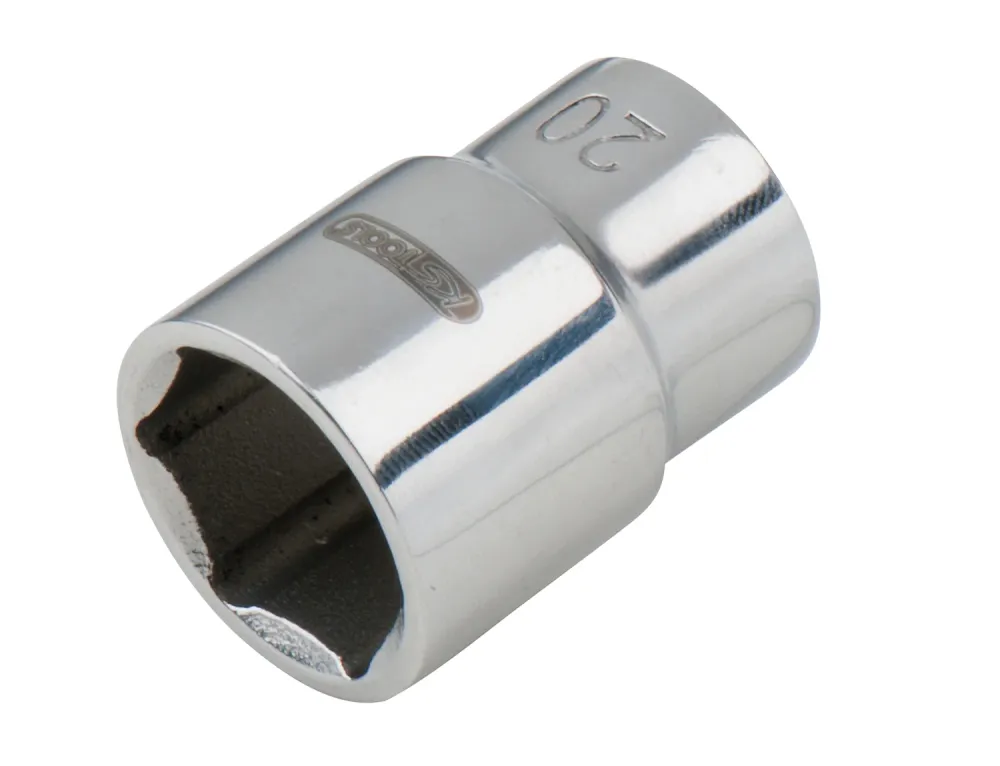 KS TOOLS 1/2' Llave de vaso hexagonal STAINLESS STEEL, 17 mm ( 964.1217 )